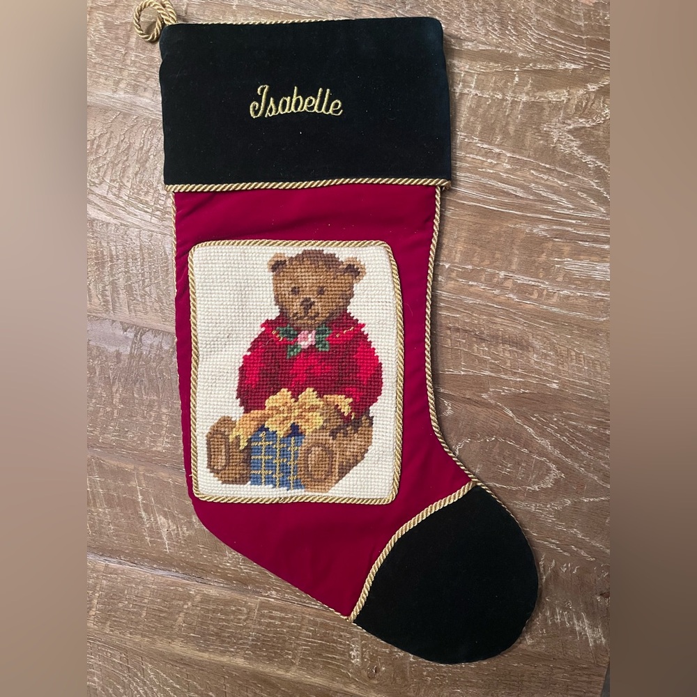 Lillian Vernon Stocking Isabelle